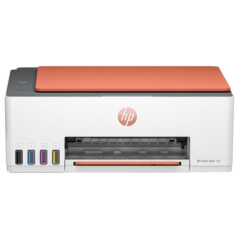 HP Smart Tank 589 All-in-One WiFi Colour Printer – 30 Ppm Speed, High Capacity Ink Tank, Wireless, Ideal for Home & Office Printing, Magenta